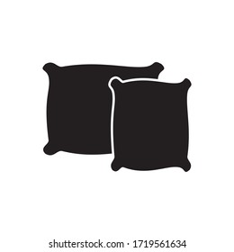 Pillow Icon Design Vector Logo Template