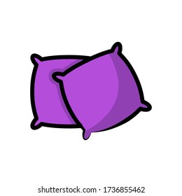 pillow icon design vector template