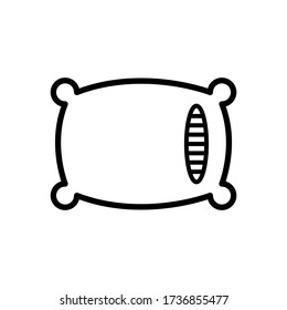 pillow icon design vector template