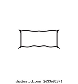 pillow icon illustration element design