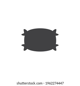 Ilustración de icono de almohadilla diseño plano