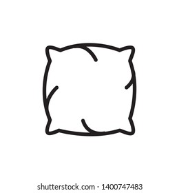 pillow icon, illustration, vector template