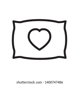 pillow icon, illustration, vector template