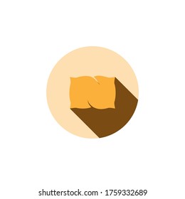 Icono de almohada, ilustración, plantilla de vector
