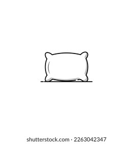 Pillow icon isolated vector graphics