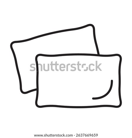 Pillow icon. Pillow line icon.