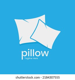 Pillow Icon Logo Design Template.