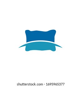 Pillow Icon Logo Design Vector Template