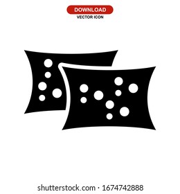 pillow icon or logo isolated sign symbol vector illustration - high quality black style vector icons
