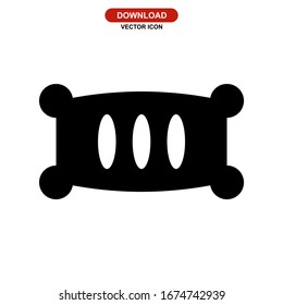 pillow icon or logo isolated sign symbol vector illustration - high quality black style vector icons
