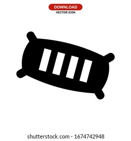 pillow icon or logo isolated sign symbol vector illustration - high quality black style vector icons

