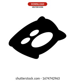 pillow icon or logo isolated sign symbol vector illustration - high quality black style vector icons
