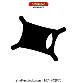 pillow icon or logo isolated sign symbol vector illustration - high quality black style vector icons
