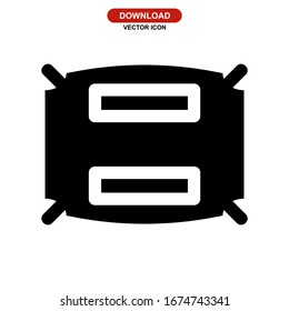 pillow icon or logo isolated sign symbol vector illustration - high quality black style vector icons
