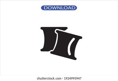 pillow icon or logo isolated sign symbol vector illustration - high quality black style vector icons.
