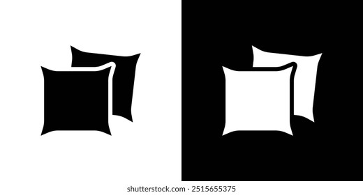 Icono de almohada logo set Vector