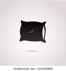 Pillow icon on white background. Vector art.