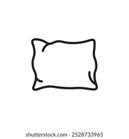 Ícone de travesseiro Vetor de contorno para interface do usuário da Web