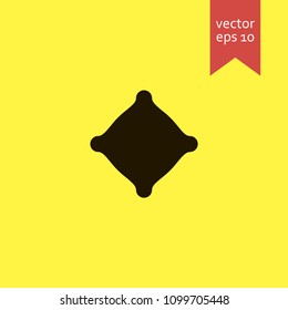 pillow. pillow icon. sign design. Vector EPS 10.