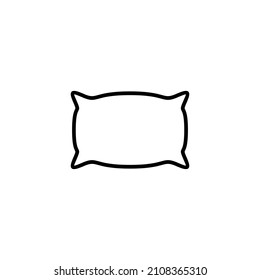 Pillow icon. Pillow sign and symbol. Comfortable fluffy pillow