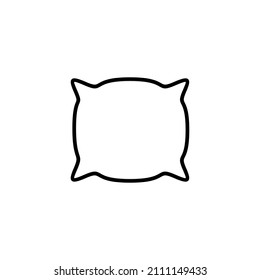 Pillow icon. Pillow sign and symbol. Comfortable fluffy pillow