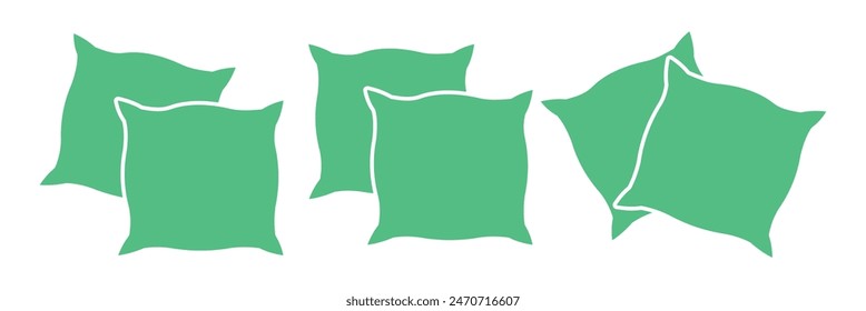 Pillow icon. Pillow sign and symbol. Comfortable design eps 10