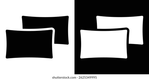 Pillow icon simple line vector. Symbol, logo.