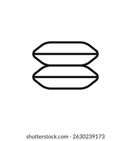 pillow icon. pillow Symbol sign for mobile concept and web design. Vector icon, Logo illustration, Vector graphics