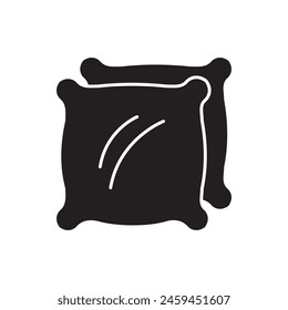 Pillow icon, template for graphic and web design. vector illustration