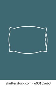 Pillow icon, Vector