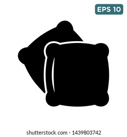 pillow icon vector design template