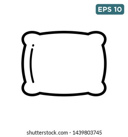 pillow icon vector design template