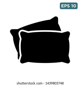 pillow icon vector design template