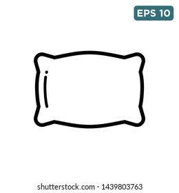 pillow icon vector design template