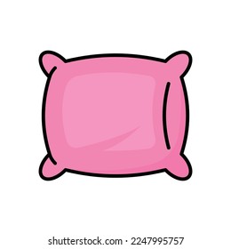 pillow icon vector design template in white background