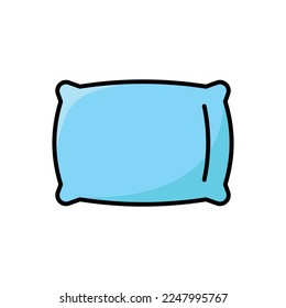 pillow icon vector design template in white background