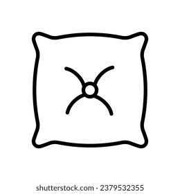 pillow icon vector design template simple and clean
