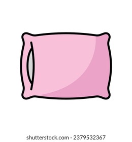 plantilla de diseño de vectores de iconos de almohada simple y limpia