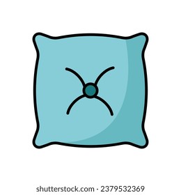 plantilla de diseño de vectores de iconos de almohada simple y limpia