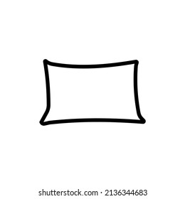 pillow icon vector design templates 