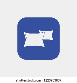 pillow icon. Vector Illustration.