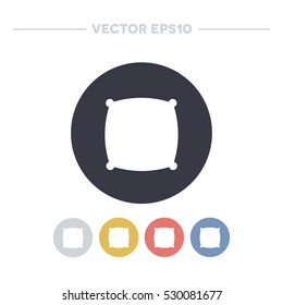 pillow icon. vector illustration