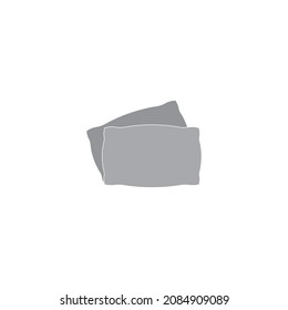 Pillow icon vector illustration flat design