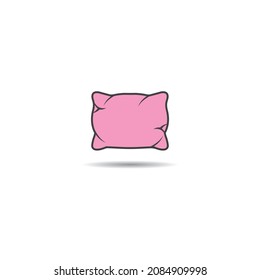 Pillow icon vector illustration flat design