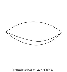 Pillow icon vector illustration flat design