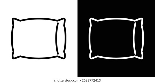 Pillow icon vector, illustration logo template in trendy style
