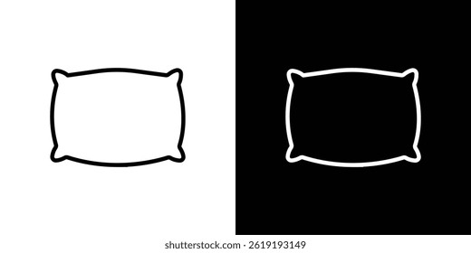 Pillow icon. vector illustration, pictogram isolated. editable