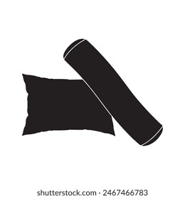 pillow icon vector illustration simple design