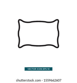 pillow icon vector illustration template
