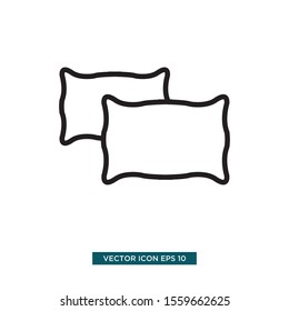 pillow icon vector illustration template 
